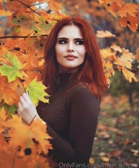 meri ginger art model photo