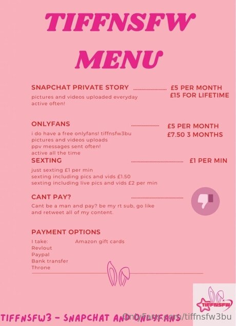 Tiffnsfw3bu model exclusive photos