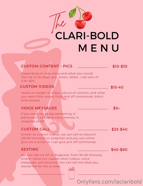 Laclaribold model free picture