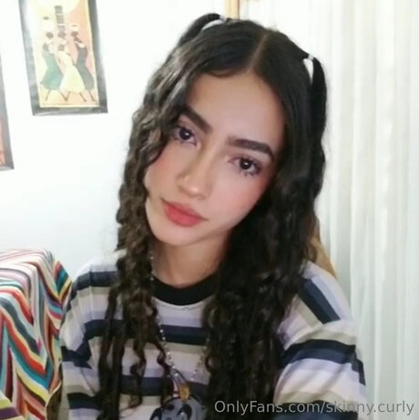 Skinny Curly pornstar nude photos