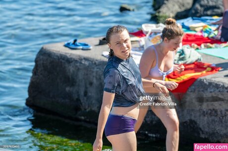 Greta Thunberg model high quality archive