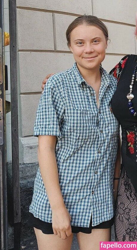 Greta Thunberg porn star image
