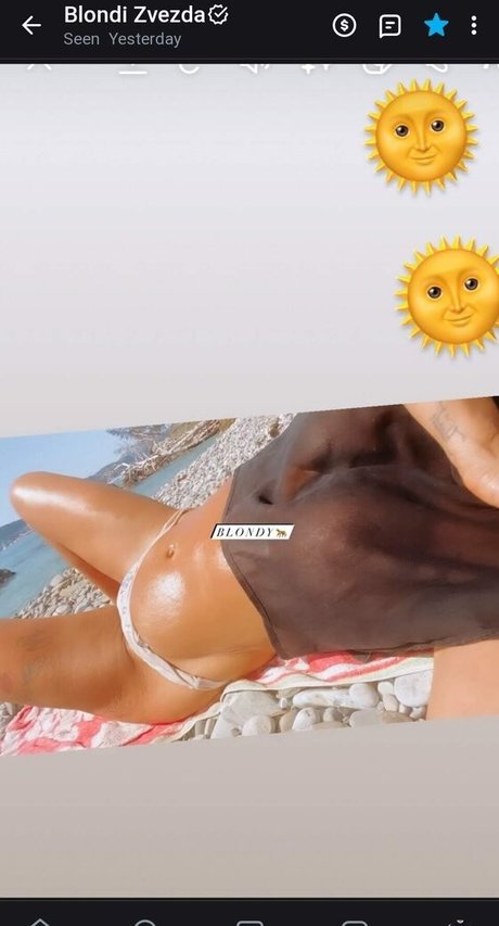 Blondi Zvezda naked star img