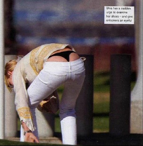 Uma Thurman model hot picture