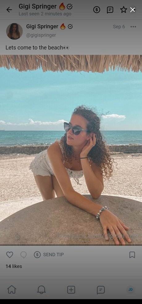 Gigi Springer model pretty photos