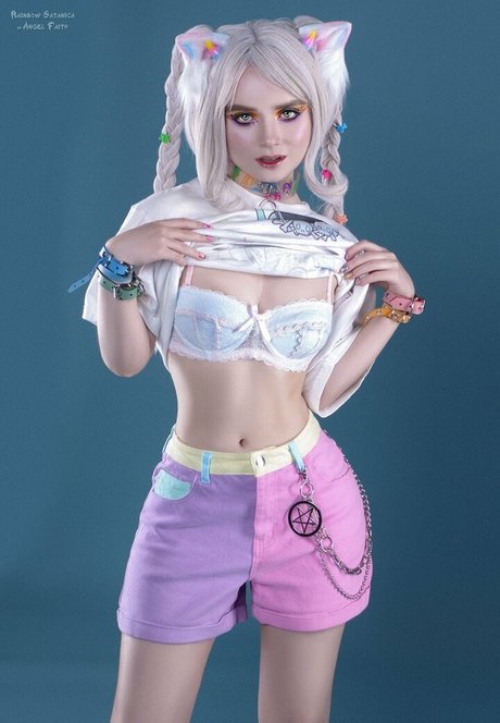 Rainbow Satanica naked model picture