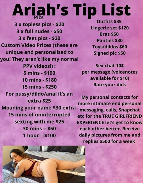 ariah69 xxx pornstar pics