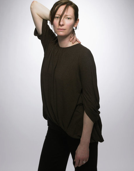 Tilda Swinton sexy model photo