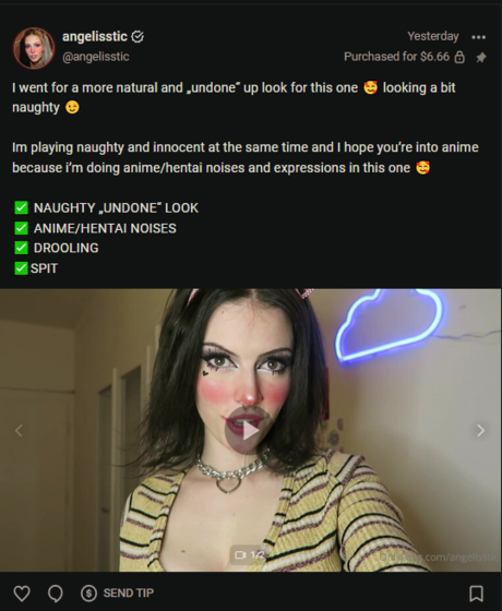 angelisstic model photo