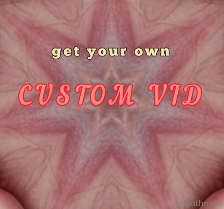 gothrosie nudes star archive