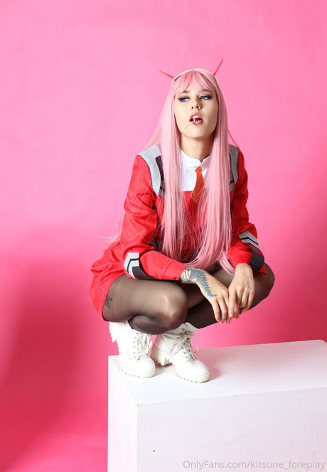 kitsune foreplay adult model photo