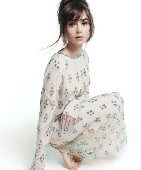 Lily Collins kostenlose akt foto