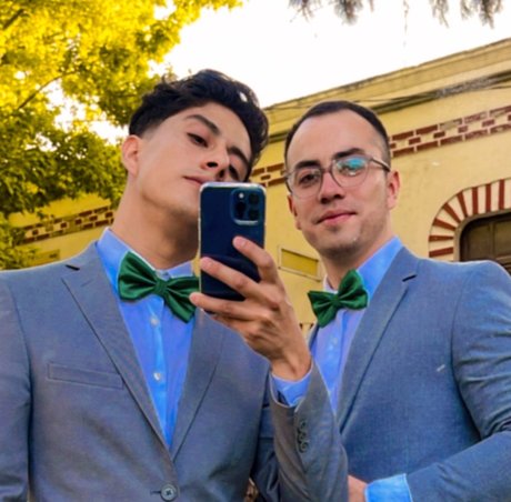 Pareja Pepe y Luis schöne nette foto