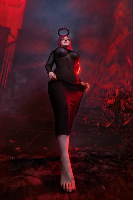 Alice with Cats heiße kunst foto