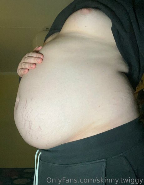 skinny twiggy schöne exklusive bild