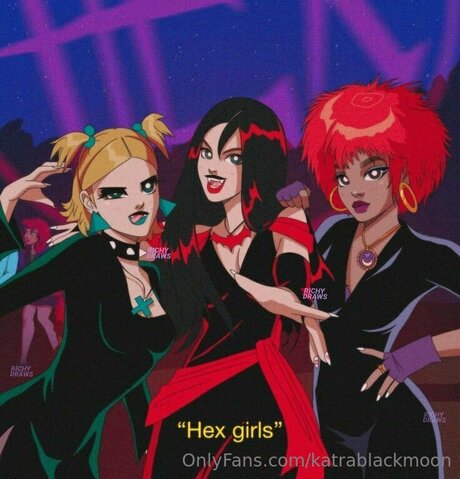 Katrablackmoon modelo hermosa recopilación