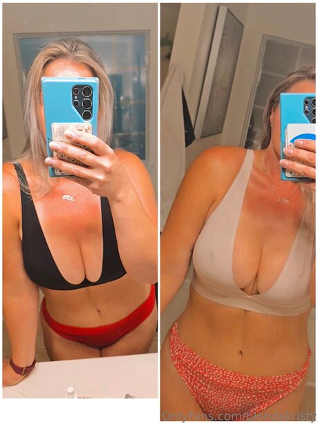 Blondekristy hermosa estrella imágenes