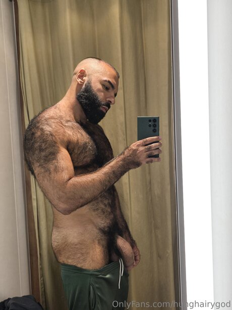 Hunghairygod modelo desnudo imagen