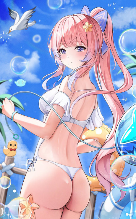 Genshin Impact bonita estrella fotos