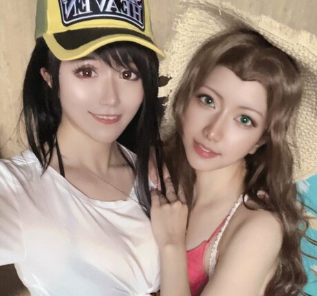 Tifa Cosplay estrella del arte imagen