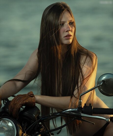 Affe auf Bike Fotoaufnahmen