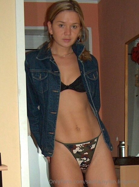 Sasha Nylon Stockings estrella hd fotos