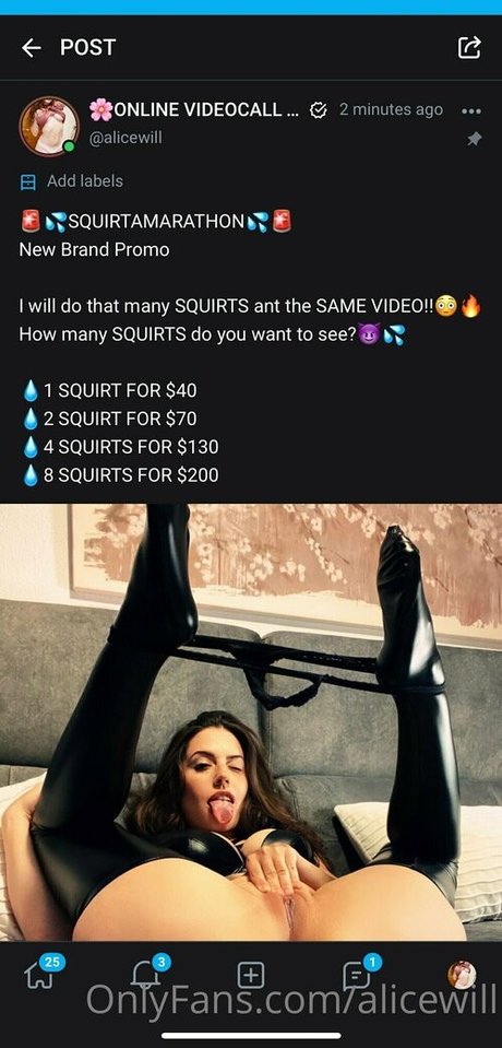 Alicewill modelo atractivo archivo