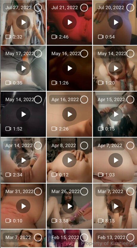 Kirstiee96free xxx estrella porno recopilación