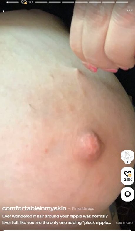 Comfortableinmyskin desnudos estrella imagen