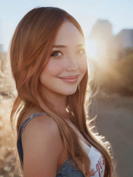 a girl libre de estrellas archivo