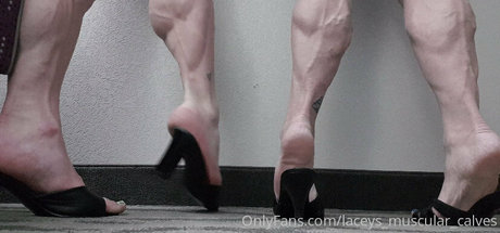laceys muscular calves modelo de arte archivo