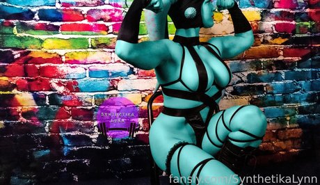 Synthetika Lynn actriz de arte archivo