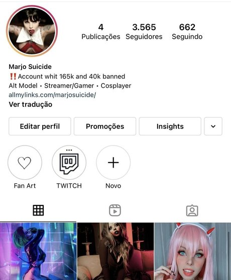 marjosuicide estrella porno erótica imágenes