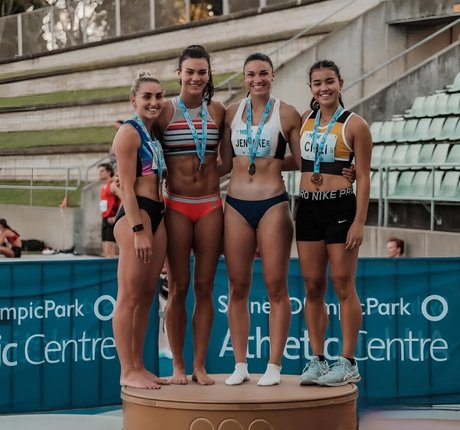 Michelle Jenneke modelo hd imagen