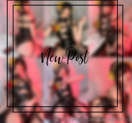 sincerelyfreya modelo erótico fotos