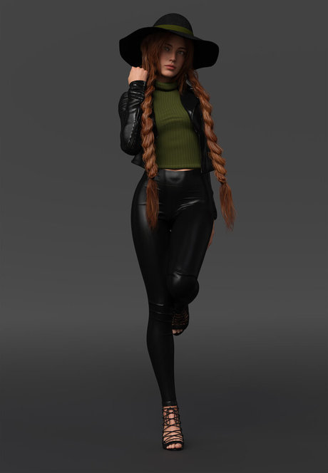 Professor Mirabel Garlick hermosa estrella archivo