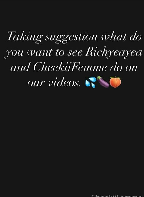 cheekiifemme Fotoaufnahmen