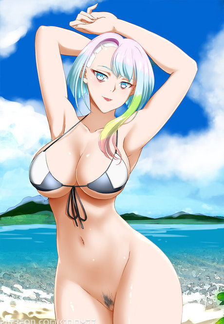 Cyberpunk 2077 Edgerunners estrella desnuda imagen