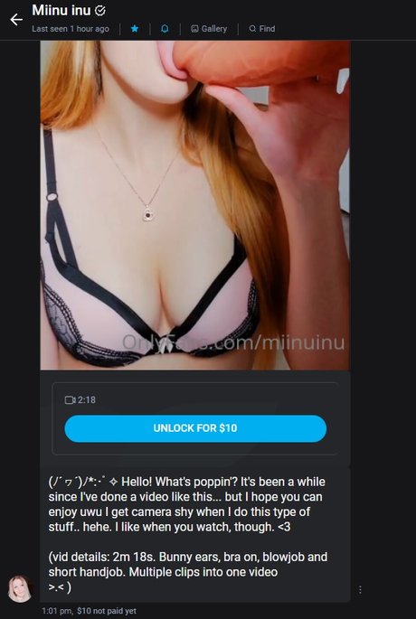 Miinu Inu model naked picture