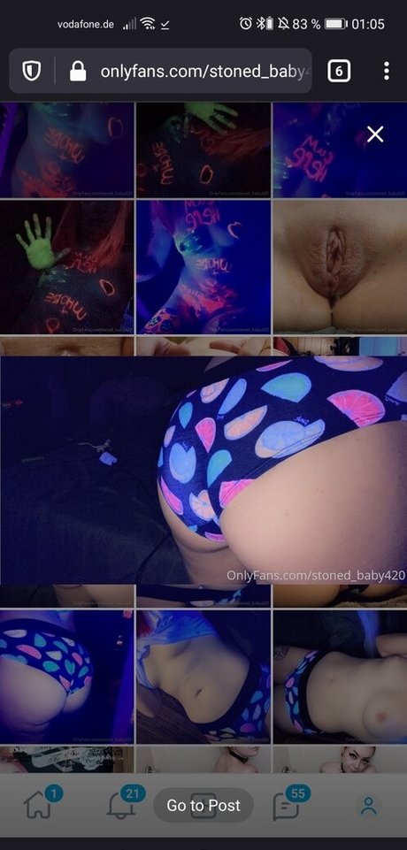 Stoned baby420 pornstar nude photo
