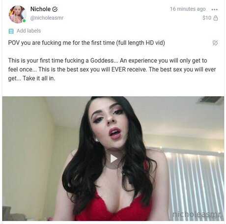 Nicholeasmr naked star picture
