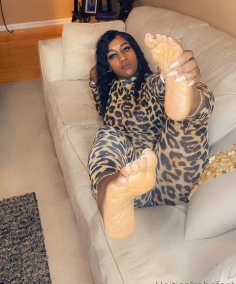 haitian babefeet pretty model photo