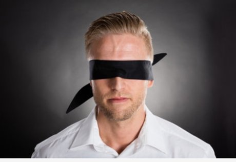 Blindfold Bottom model sexy pic