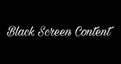 Black Screen Content model hd photos