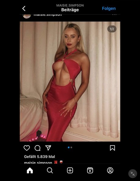 Maisie Simpson naked model image