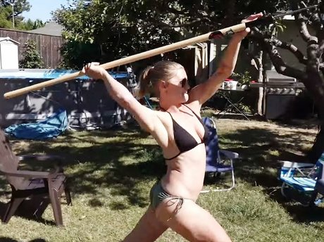 Katee Sackhoff naked pornstar photo