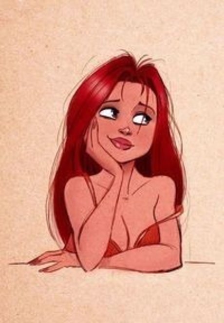 Redhead art model pic