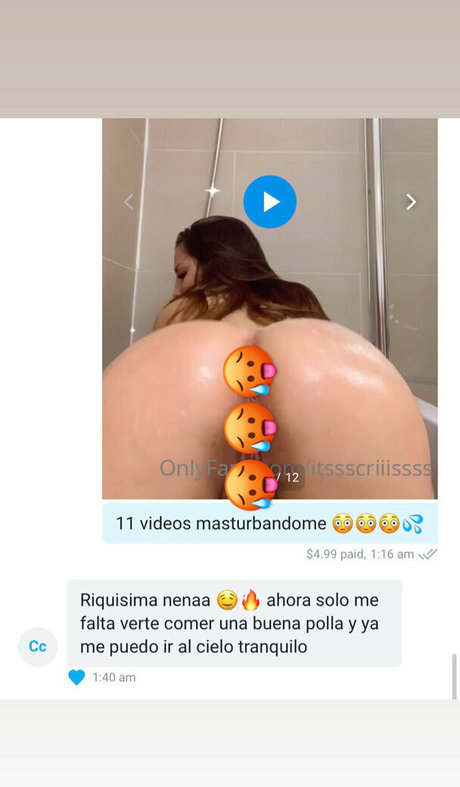 Itssscriiissss model nudes pics