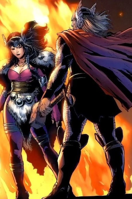 THOR AND SIF naked actress image