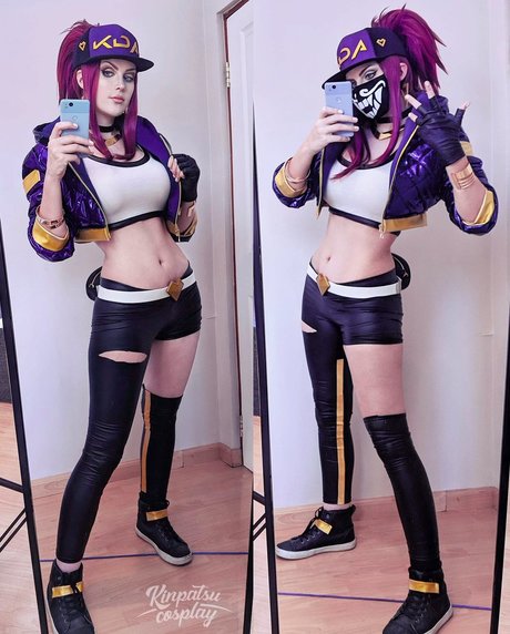 Kinpatsu Cosplay naked pornstar image